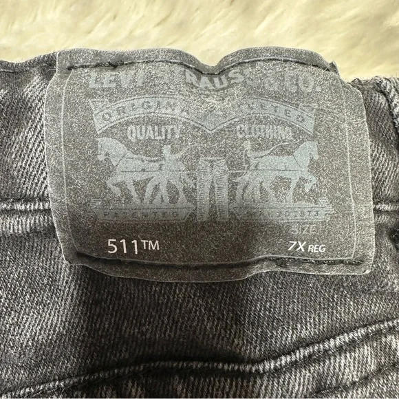 Levi's Jeans Black Size 7X - Picture 15 of 16